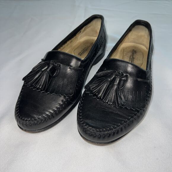 Santoni | Shoes | Santoni Tassel Loafers Mens 85 Ee Wide  display picture 1